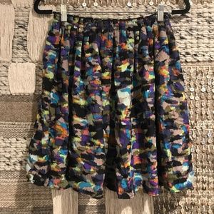 EUC Corey Lynn Calter multicolor print skirt S